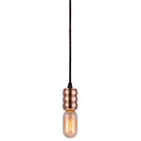 Lampe suspension design en métal laiton compatible Ampoule LED (1/3)