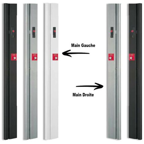 Serrure électrique banDOM 300 1 point – Anti-effraction – Tension 12V – Verrouillage motorisé – Sens gauche tirant (1/4)
