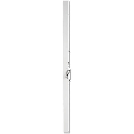 DOM – Gâche à répétition 3 m 2 points applique – Entrebaîleur inclus – Pour porte gauche tirant – Acier nickelé – Diamètre pêne 18 mm