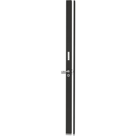 Serrure de porte a code Electrique banDOM 300 3 points Couleur - Noir, Sens Ouverture - Droit poussant (1/3)