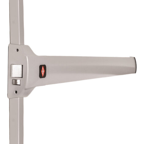 JPM – Serrure anti-panique PUSHBAR 90 – 3 points de verrouillage – Longueur 845 mm – Résistance anticorrosion – Certifiée NF QE+C Niveau 3