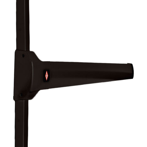 JPM – Serrure anti panique PUSHBAR 90 – 2 points de verrouillage – Longueur 845 mm – Résistance anticorrosion 240HBS – Installation réversible
