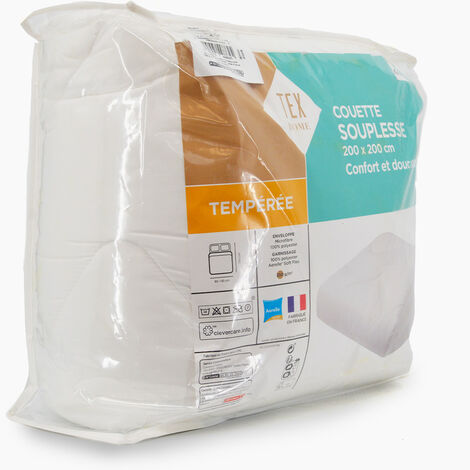 Pack Oreiller et Couette hiver chaude Thermofill 350g - 200 x 200
