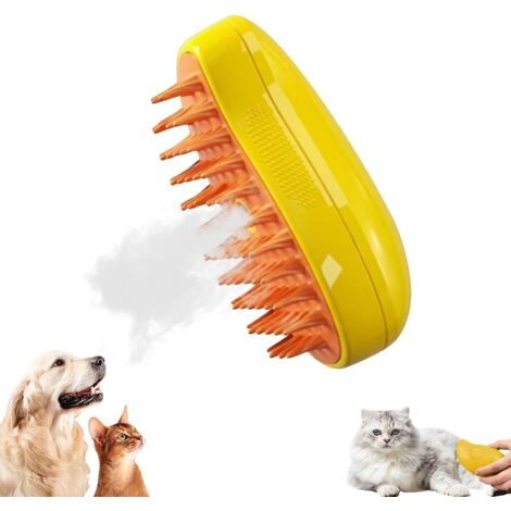 Weiche Gummi-Massagebürste Für Katzen – Dual-Funktion Zum Entwirren & Ausbürsten | Auch Für Kleine Hunde