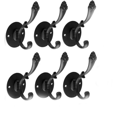 ULTECHNOVO 2er Set Gusseisen Haken - Vintage Pferdekopf Design