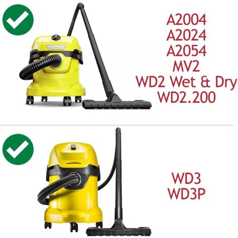 Buse D'Eau Transparente Pour Aspirateurs Karcher MV2 WD2 WD3 - Diamètre 32mm Et 35mm - Contrôle Précis Du Flux