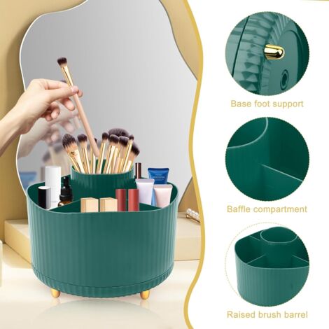 Alnicov Make-up-Pinsel-Etui – Wasserabweisend, 25x11x6 Cm, PVC, Tragbarer Organizer Für Reise & Alltag