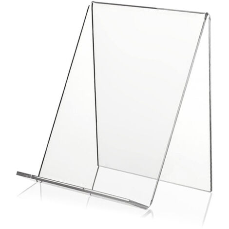 2x Transparenter Buchständer Aus Acryl – 10,5 X 7,5 Cm, Für Bücher, Tablets, Notizen