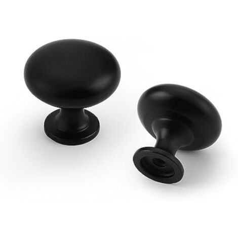 SingPai 6er Set Schrankgriffe Gold - Runde Metall Knöpfe Mit Schrauben