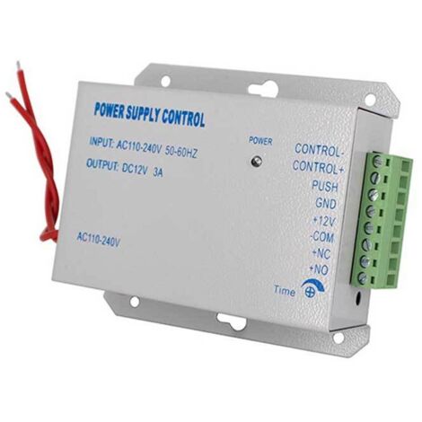 Zutrittskontroll-Netzteil – AC 110-240V Auf DC 12V / 3A – Für Türöffner, Magnetriegel, Video-Türklingel Zutrittskontroll-Netzteil – AC 110-240V Auf DC 12V / 3A – Für Türöffner, Magnetriegel, Video-Türklingel