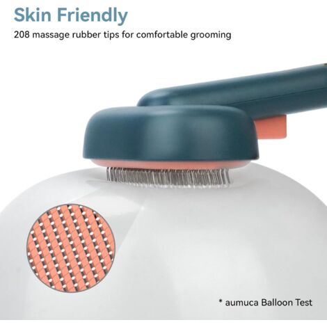 KatzenbüRste Mit Dampf 3-In-1, Steamy Brush Grün für Katzen und Hunde KatzenbüRste Mit Dampf 3-In-1, Steamy Brush Grün für Katzen und Hunde