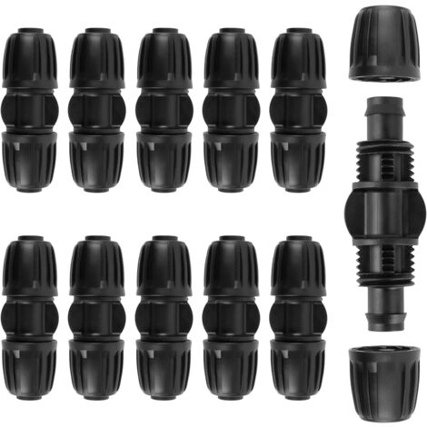 FESSOSKO 30-tlg. Garten Schlauchverbinder Set - 16mm Tropfbewässerung Verbindungsstücke