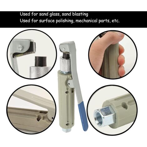 AMTOVL Sandstrahlpistolen Sandstrahler + 4 Keramikdüsen + extra