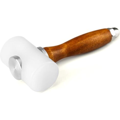 Lederhandwerk-Hammer Mit Holzgriff & Nylonkopf – Ideal Zum Stempeln, Schnitzen & Nähen Von Leder