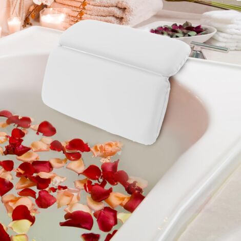 CCYKXA Bathtub Pillow Waterproof Bath Cushion with 7 Upgraded Non-Slip ...