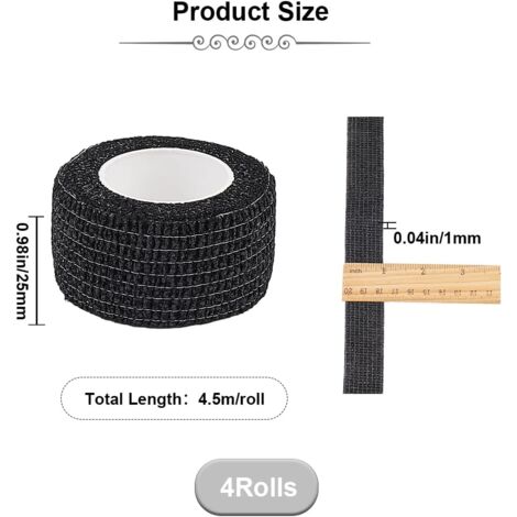 CCYKXA 4pcs Chair Leg Protectors Non-Slip Tape Floor Furniture Protectors Self Adhesive Glue-Free Strips Prevent Chairs Tables from Sliding No Noise Black