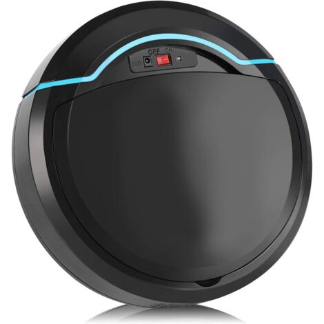 CCYKXA Smart Robot Floor Cleaner USB Rechargeable Clean Robot(Black)