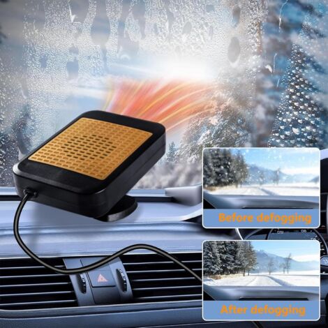 CCYKXA 12V 200W Car Heater, Portable Car Heater, Car Heater Defroster with 2 in 1 Fast Heating and Cooling Function for Car Defrosting