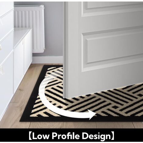CCYKXA Outdoor Doormat Entrance 60 x 90 cm, Washable Indoor Entrance Mat - Waterproof - Non-slip - for the entrance, the front door, the patio, the corridor, the garden