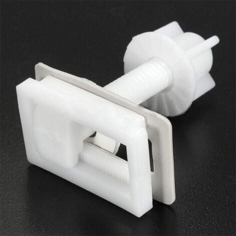 CCYKXAA （6×3.9×3.9cm） 1pair Toilet Seat Hinge Bolts Screws Replacement Fixing Kit Repair Tool for Bathroom Accessories
