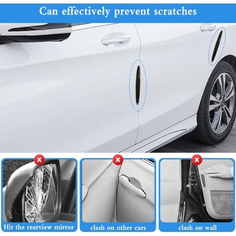 CCYKXA 4Pcs(Black) Door Edge Guard Strip, Car Door Edge Protector to Protect the Car, Car Bumper Protector in Anti-static Material Car Door Protection