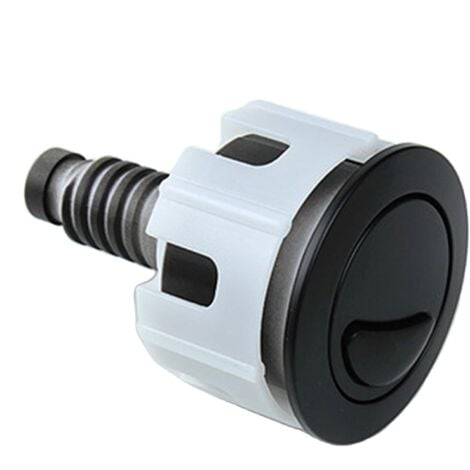 CCYKXAA （8×5×5cm） Toilet Flush Button, Toilet Button Pusher - Round Dual Push Button Toilet Flush Button  Wired Control Bathroom Accessories, Toilet Button