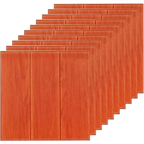 CCYKXA 20Pcs Removable 3D Wall Panels Brick Stickers Sound Insulation Easy to Cut and Install
