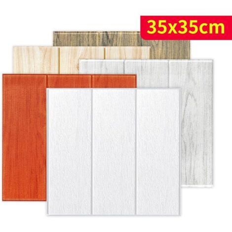 CCYKXA 20Pcs Removable 3D Wall Panels Brick Stickers Sound Insulation Easy to Cut and Install
