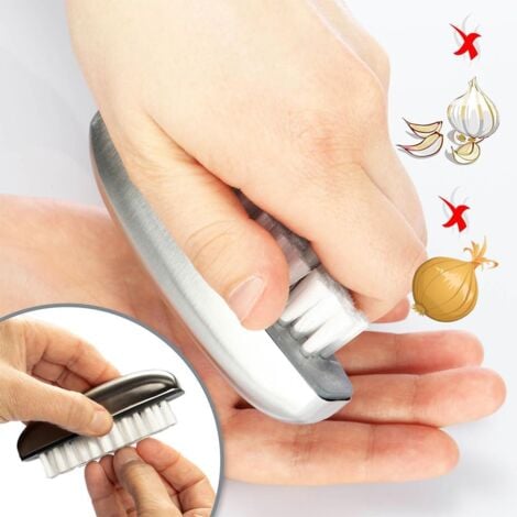 CCYKXA 2 Pieces Hand Brush Stainless Steel Nail Brush Cleaning Brush for Cleaning Nails and Hands, Vegetables, Fruits