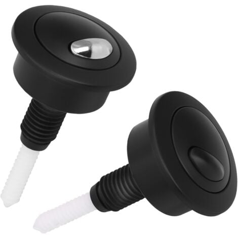 CCYKXAA （8.7×5.8×5.8cm） (black) Toilet Flush Valve Handle Float For Siamp For Optima 49 Black Toilet Push Button Double Flush For Twyford Suitable for a variety of toilet brands