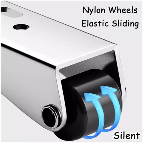CCYKXA 23mm Mini Casters, Nylon Pulley Directional Casters, Top Plate Fixed Caster, Galvanized Bracket, Suitable for Bed Box, Furniture Drawer Caster