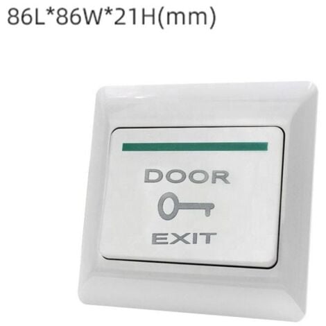 CCYKXADoor Exit Button for Electric Lock Security System, 86 X 86 mm ...