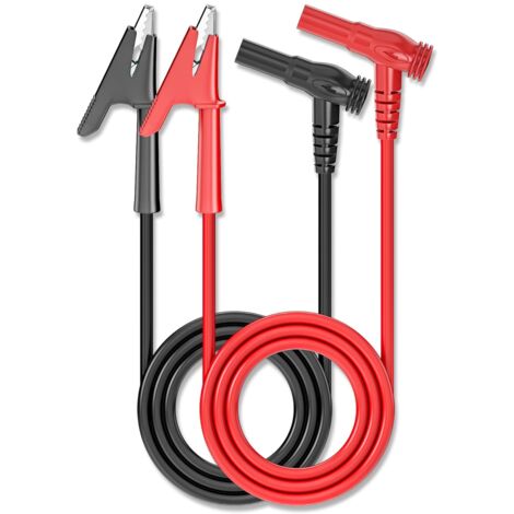 CCYKXAA 2x Banana Plug to Crocodile Clip Electrical Wires Multimeter ...