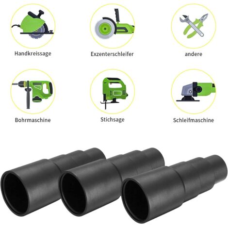 CCYKXA 6 Pieces Vacuum Hose Adapters, Vacuum Hose End Connector Adapters for Universal Shop Vacuums