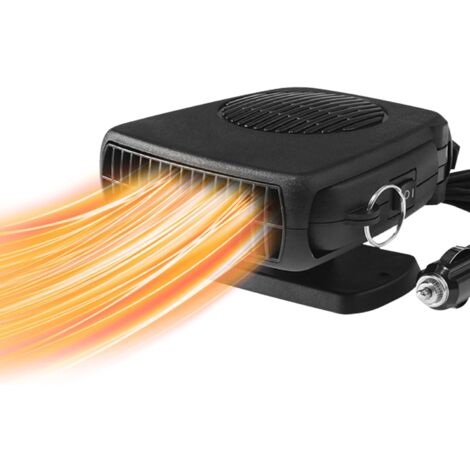 CCYKXA Car Heater, 12V 150W Portable Heater and Defroster, 2 in 1 Heater/Cooling Fan, Heating Fan with Cigarette Lighter