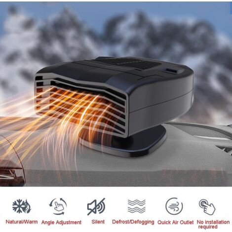 CCYKXA Portable Car Heater Defroster 150W 12V Portable Car Heater Air Demister 2 in 1 Heating and Cooling Modes for Fast Heating Defogger for Brand: HDAKDDHG