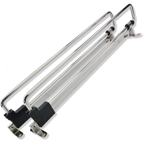 CCYKXAA 2 X Sliding Clothes Hanger Rack - Telescopic Coat Rack - 250mm ...