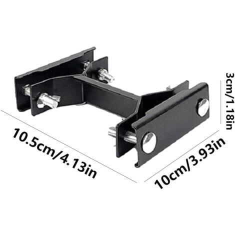 CCYKXA 10x10.5x3CM Patio Umbrella Clamp Clip  Parasol Holder Bracket - 3 Patio Umbrella Fixing Clips  Attaches to Parasol Railing for Balcony Umbrella