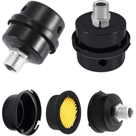 CCYKXA 3 Pcs Air Filter Silencer, Air Compressor Filter, 3/8" 16mm Silencer Filters, Air Compressor Filter Silencer, Air Compressor Silencer Filter, for Air Compressor