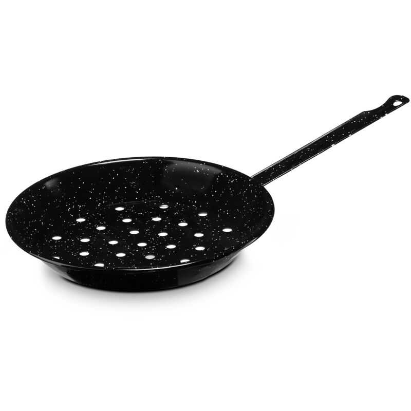Poêle à Châtaignes En Métal - 70 Cm - Spéciale Grill - Fabriquée En Espagne