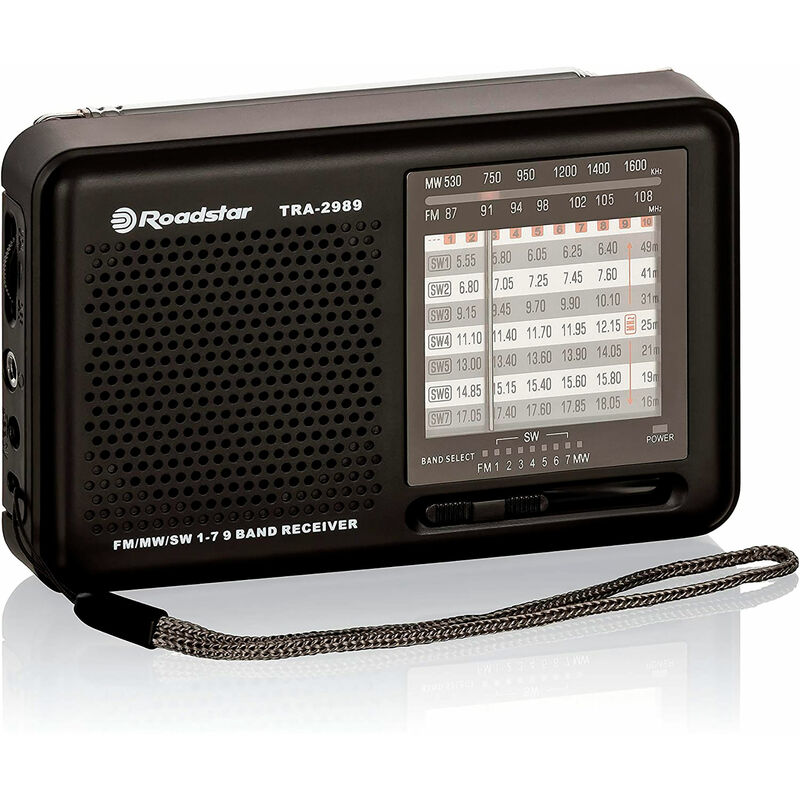 Roadstar TRA-1230WD Radio Portátil FM Analógica, Funciona a Pilas, Toma de  Auriculares, Transistor de Bolsillo