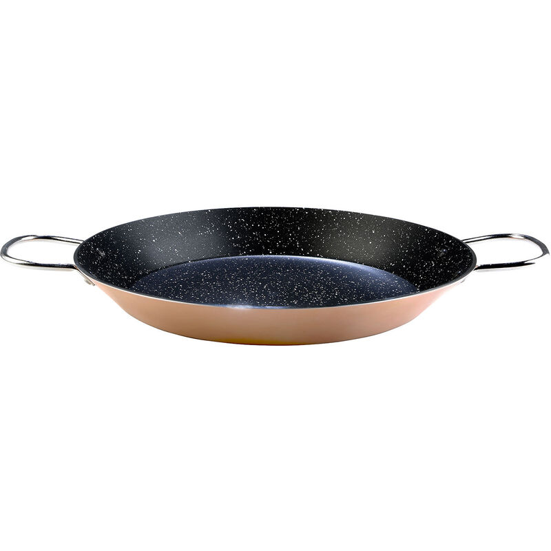 Wecook Professional Paellera Inducción 30cm, 4 Raciones, Aluminio Prensado, Antiadherente sin PFOA, 3mm Espesor Cobre