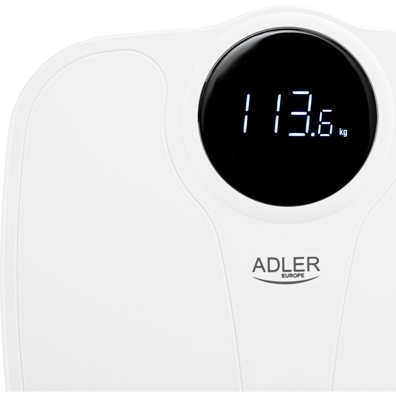 Adler Ad8172W Báscula Baño Digital 180kg Apagado Auto Blanc 1ud