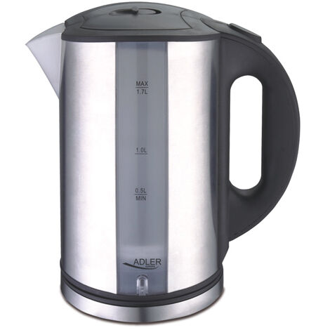 HERVIDOR ELÉCTRICO METAL INOX 1.7L 1850W ADLER AD1216 (1/5)
