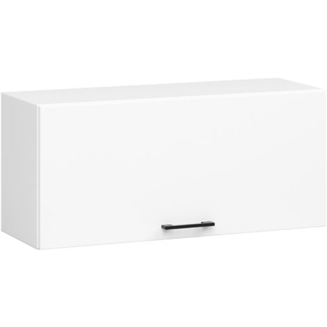 Armario colgante de cocina AKORD W80 OLIWIA Blanco 80 cm 1 puerta frente en color Blanco 1 estante 80x30x29 cm