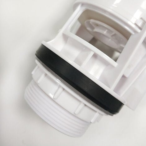 Ahlsen Replacement double flush drain valve, WC push button, height 250 mm, suitable for 65-75 mm drain hole