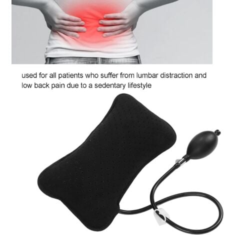 Lower back support pillow for car top