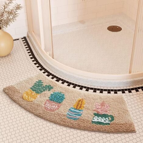 Bathroom shower rug discount