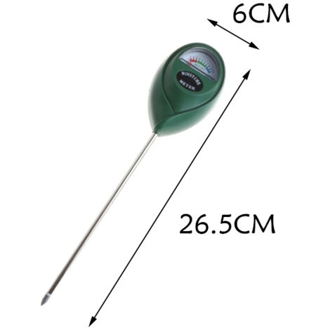 Ahlsen 1PC Soil Moisture Meter Hydrometer,Soil Moisture Sensor Plant Hygrometer,Soil Moisture Meter Soil Tester Garden Soil Tester Moisture Meter (No Battery Required)