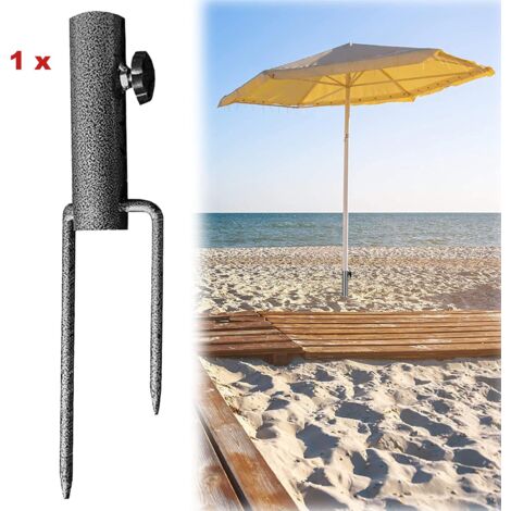 Ahlsen Parasol ground spike, ground spike, umbrella, beach umbrella, sand anchor, parasol pole, iron, umbrella stand, parasol accessories, fastening